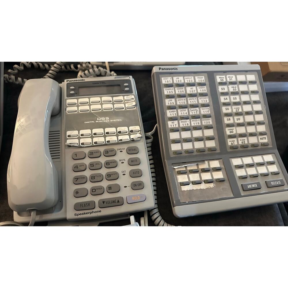 Panasonic DBS VB-43320 Attendant Phone Console 72 Buttons, With Display Phone